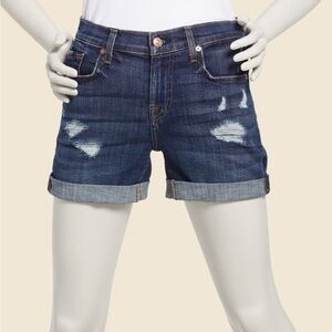 7 for all mankind denim shorts